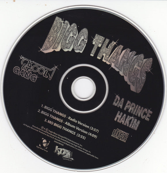 Kool & The Gang, Da Prince Hakim : Bigg Thangs (CD, Single)