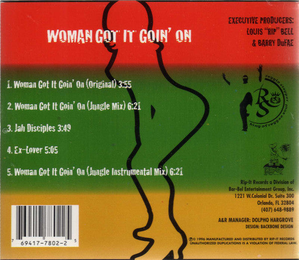 Reggie Stepper : Woman Got It Goin' On (CD, Maxi)