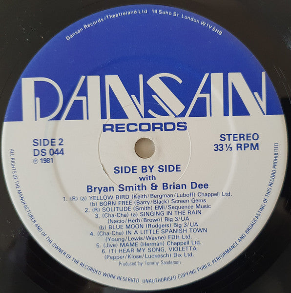Bryan Smith (10), Brian Dee : Side By Side (LP)