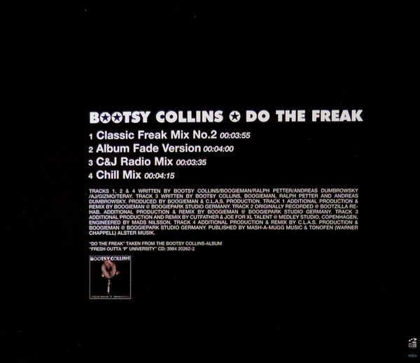 Bootsy Collins : Do The Freak (CD, Single)