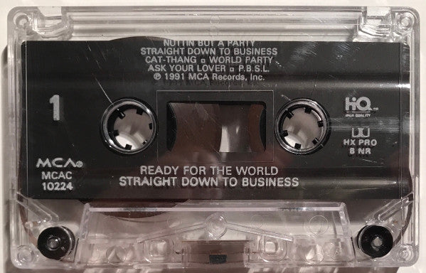 Ready For The World : Straight Down To Business (Cass, Album)