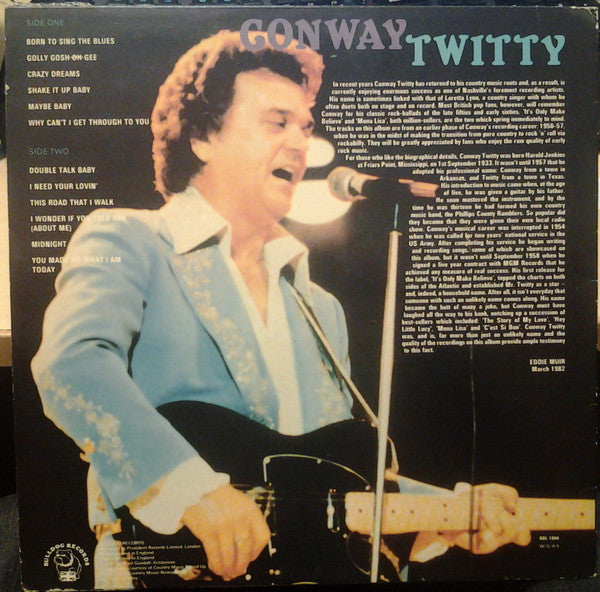 Conway Twitty : Shake It Up Baby (LP, Album, Comp)
