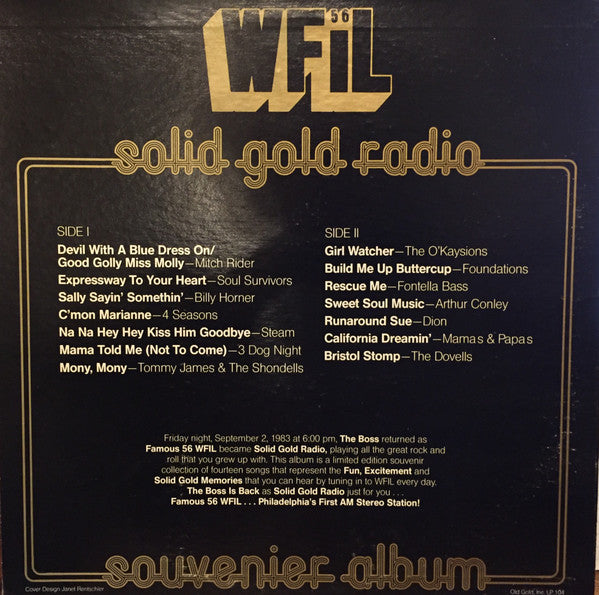 Various : 56 WFIL Solid Gold Radio (LP, Comp)