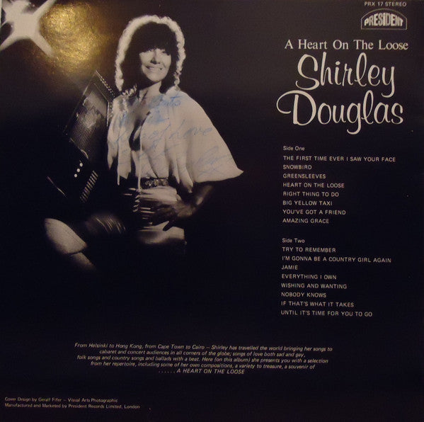 Shirley Douglas : A Heart On The Loose (LP, Album)