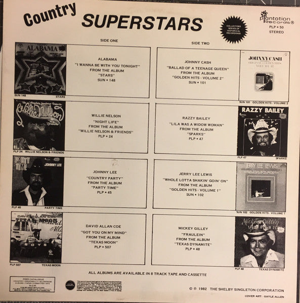 Various : Country Superstars (LP, Comp)