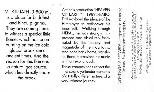 Prabodhi : Muktinath (Cass, Album)