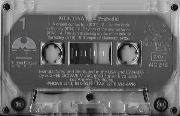 Prabodhi : Muktinath (Cass, Album)