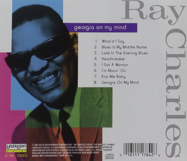 Ray Charles : Georgia On My Mind (CD, Comp)