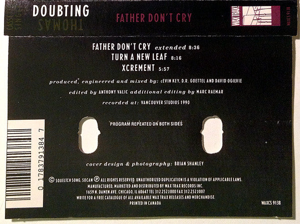 Doubting Thomas : Father Don't Cry (Cass, Single, CrO)