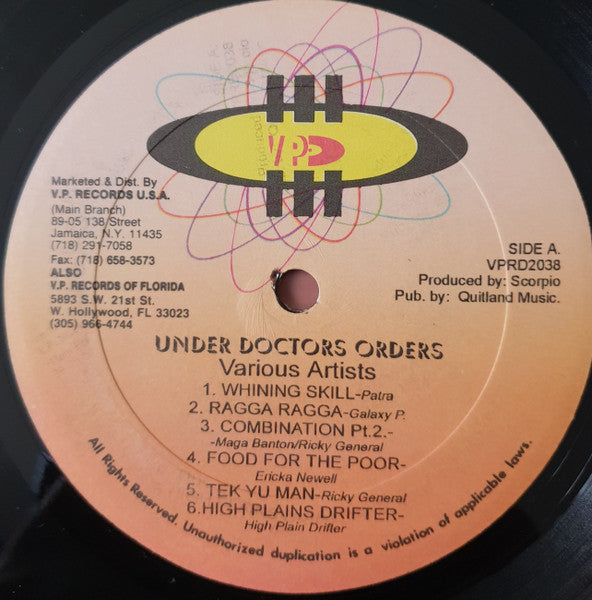 Various : Under Doctors Orders (LP, Comp)