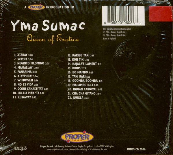 Yma Sumac : A Proper Introduction To Yma Sumac - Queen Of Exotica (CD, Comp)