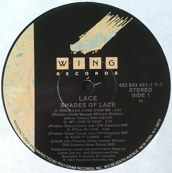 Lace* : Shades Of Lace (LP, Album)