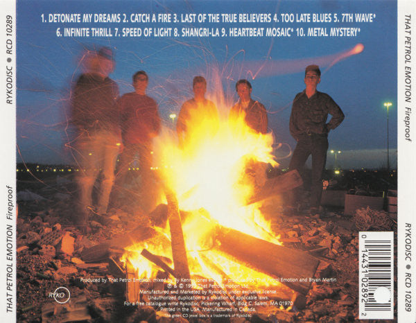 That Petrol Emotion : Fireproof (CD, Album)