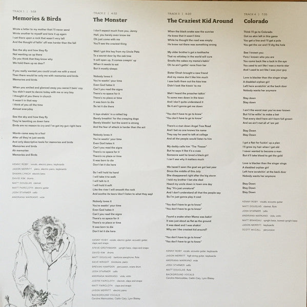 Kenny Roby : Memories & Birds (LP, Album)