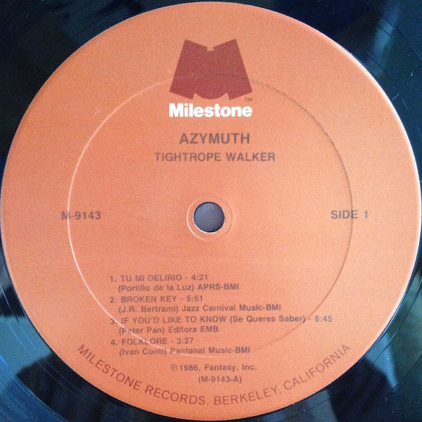 Azymuth : Tightrope Walker (LP, Album)