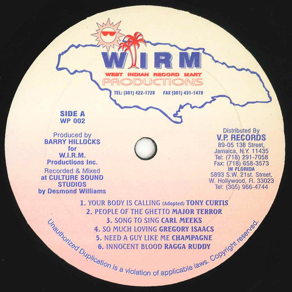 Various : W.I.R.M. Productions Presents Reggae Explosion (LP, Comp)