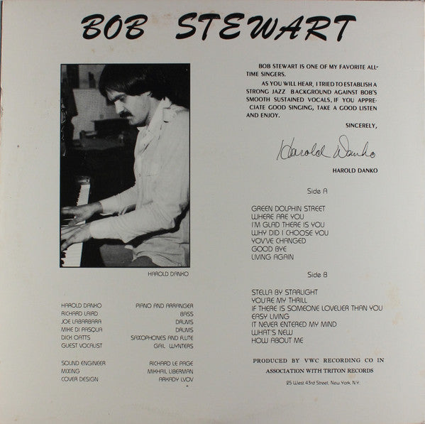 Bob Stewart (3) : How About Me (LP)