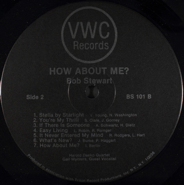 Bob Stewart (3) : How About Me (LP)