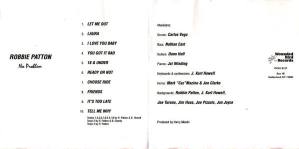 Robbie Patton : No Problem (CD, Album)