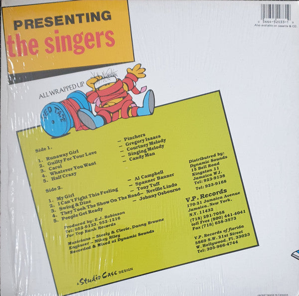 Various : Presenting The Singers (LP, Comp)