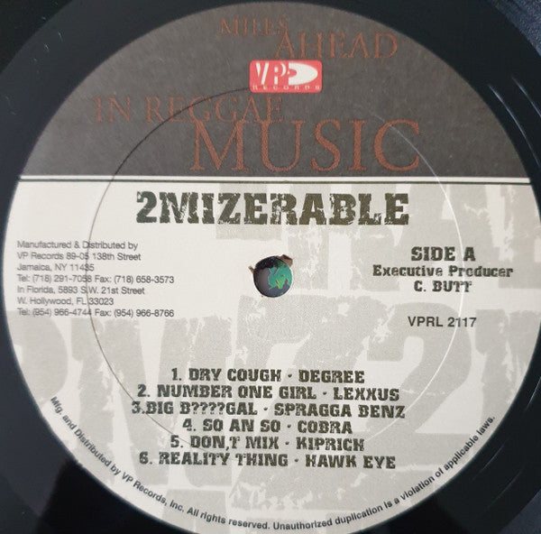 Various : 2 Mizerable (LP, Comp)