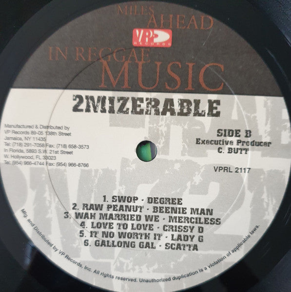 Various : 2 Mizerable (LP, Comp)