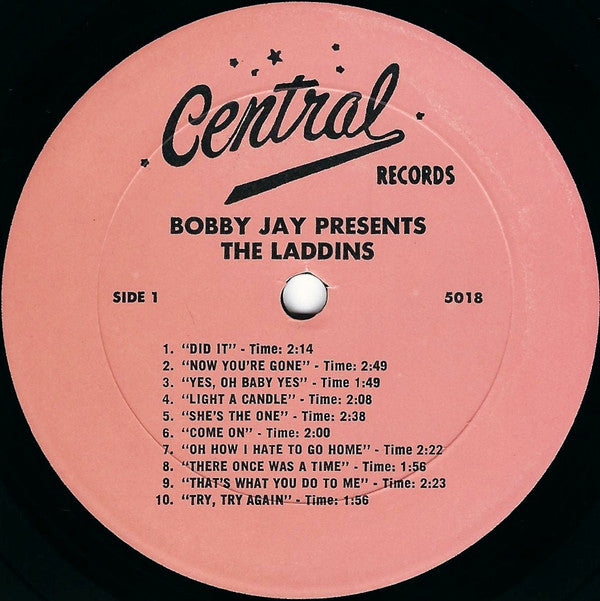 Bobby Jay (6) Presents The Laddins : Radio WWRL's Bobby Jay Presents The Laddins (LP, Comp)