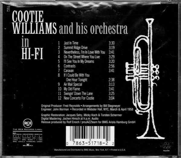 Cootie Williams : Cootie Williams In Hi-Fi (CD, Album, RE)