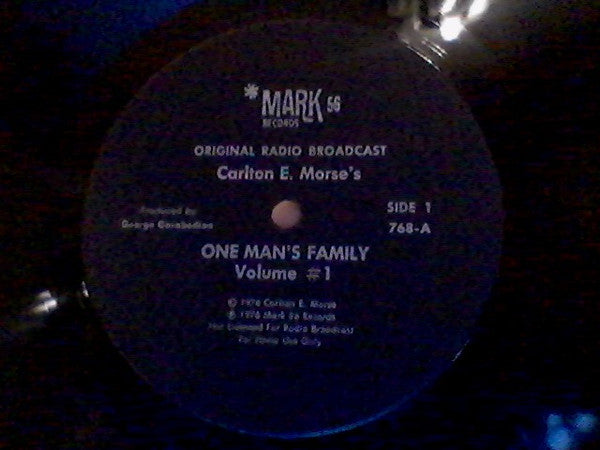 Carlton E. Morse : One Man's Family Volume One (LP, Transcription)