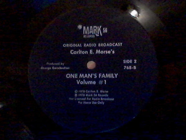 Carlton E. Morse : One Man's Family Volume One (LP, Transcription)