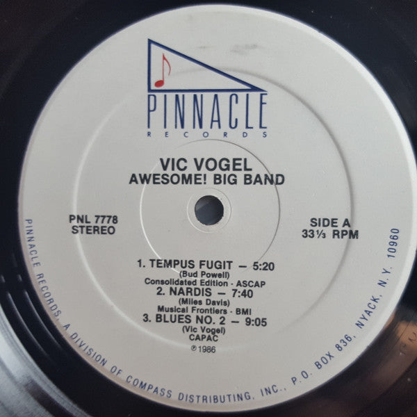 Vic Vogel Big Band* : Awesome! (LP)