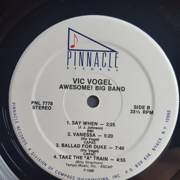 Vic Vogel Big Band* : Awesome! (LP)