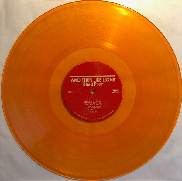 Blind Pilot : And Then Like Lions (LP, Album, Tra)