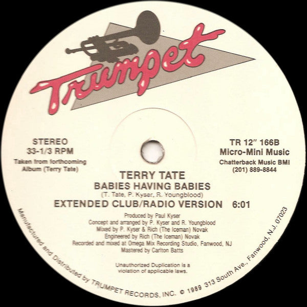 Terry Tate : Babies Having Babies (12")
