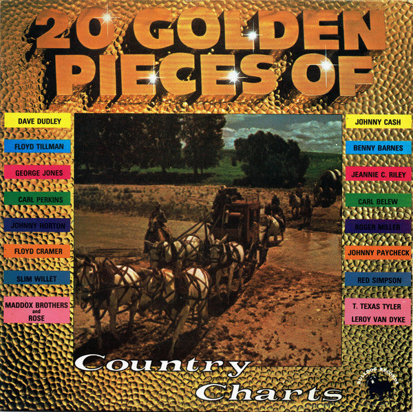 Various : 20 Golden Pieces Of Country Charts (LP, Comp)