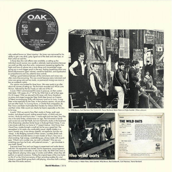 The Wild Oats : The Wild Oats (10", Comp)