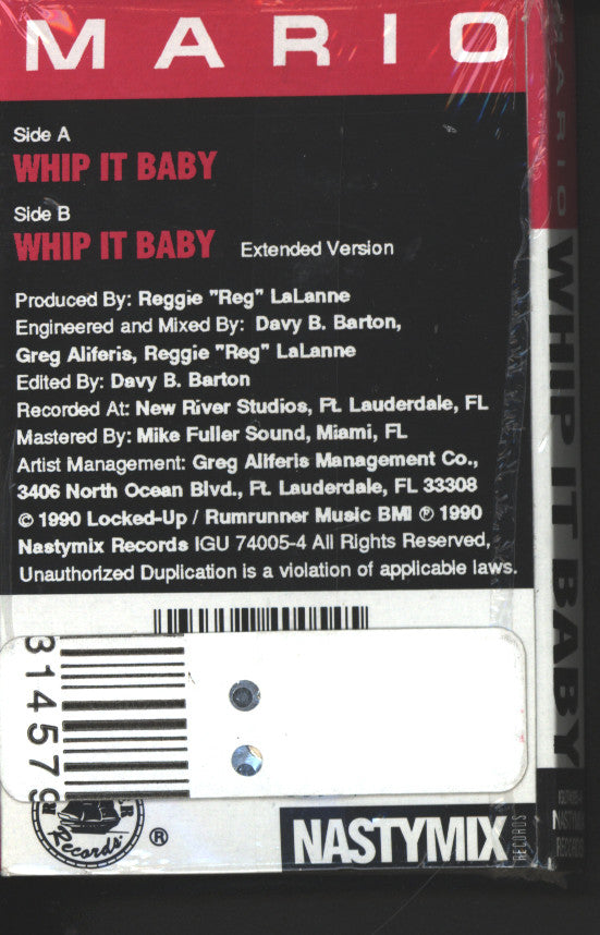 Mario (11) : Whip It Baby! (Cass, Single)