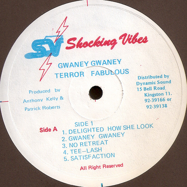 Terror Fabulous : Gwaney Gwaney (LP, Album)