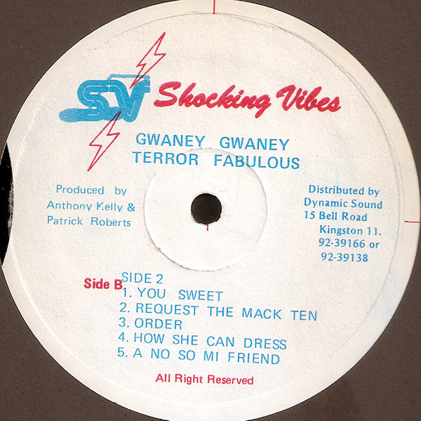 Terror Fabulous : Gwaney Gwaney (LP, Album)