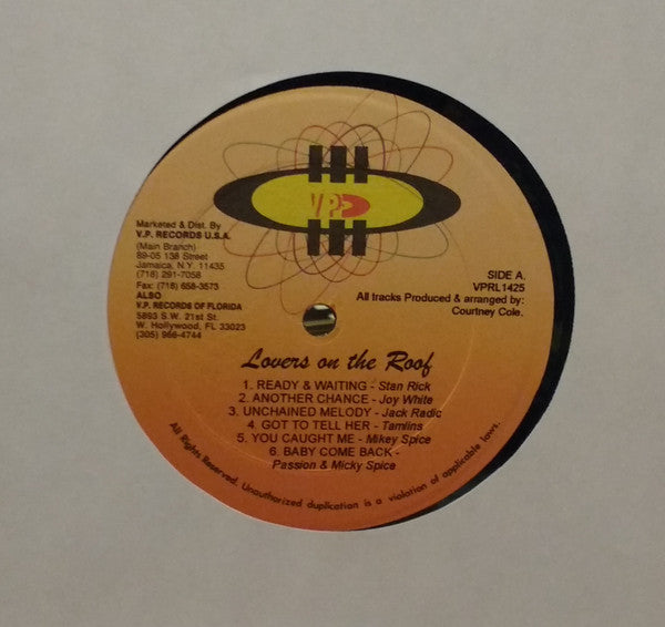 Various : Lover's On The Roof (LP, Comp)