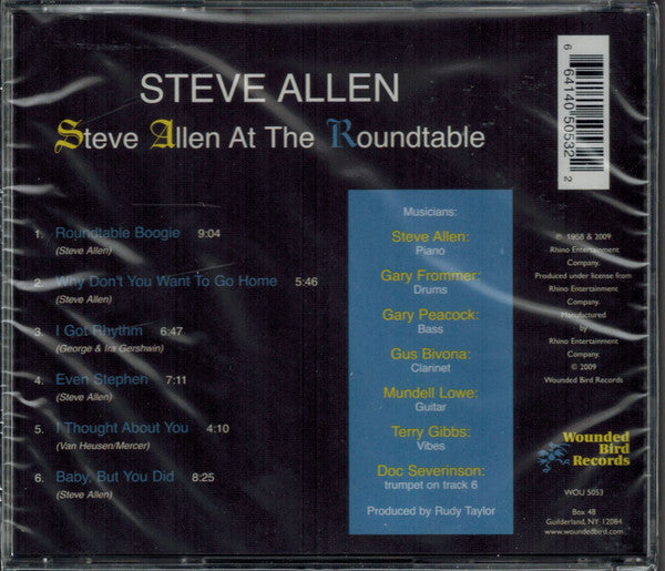 Steve Allen (3) : Steve Allen At The Roundtable (CD, RE, RM)