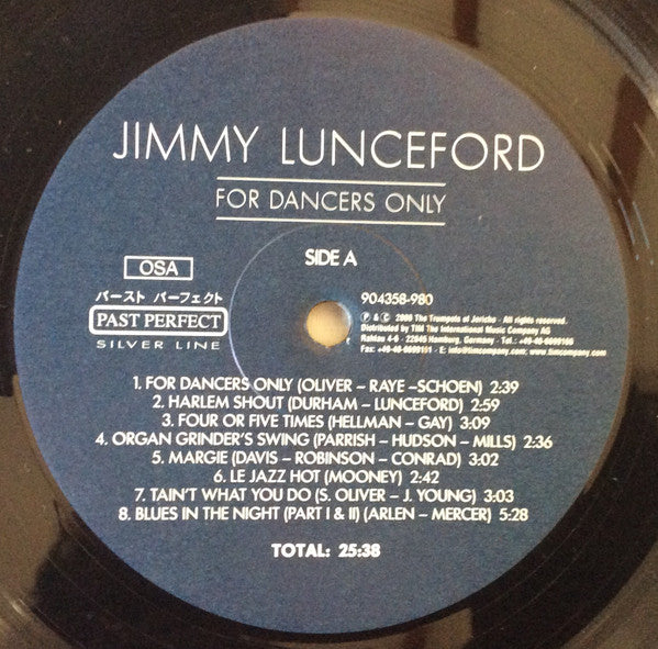 Jimmie Lunceford : For Dancers Only (LP, Comp)