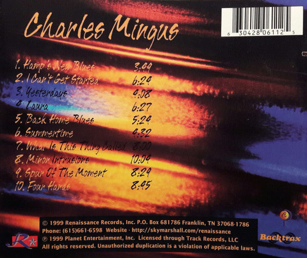 Charles Mingus : Backtracks (CD, Comp)