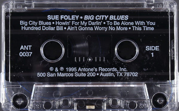 Sue Foley : Big City Blues (Cass, Album)