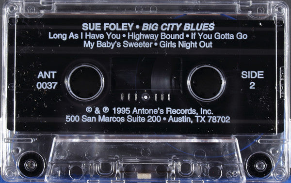 Sue Foley : Big City Blues (Cass, Album)