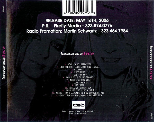Bananarama : Drama (CDr, Album, Promo)