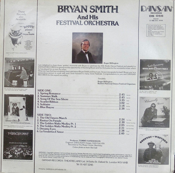 Bryan Smith And His Festival Orchestra : Your Radio Requests (LP, Album)