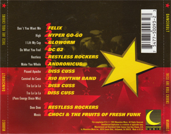 Various : Dancekult - These Are Hooj Choons (CD, Comp)