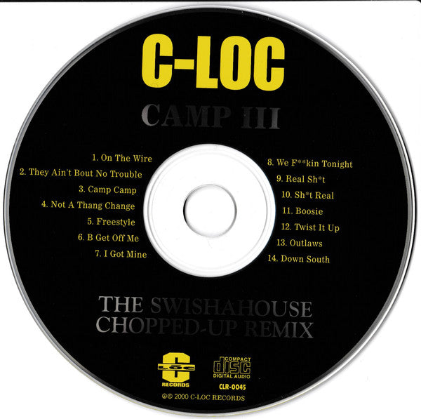 C-Loc Presents  Concentration Camp (3) : Thug Brothas - The Swishahouse Chopped-Up Remix (CD, Album)