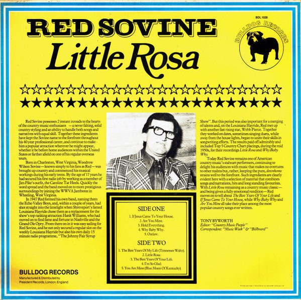 Red Sovine : Little Rosa (LP, Album)